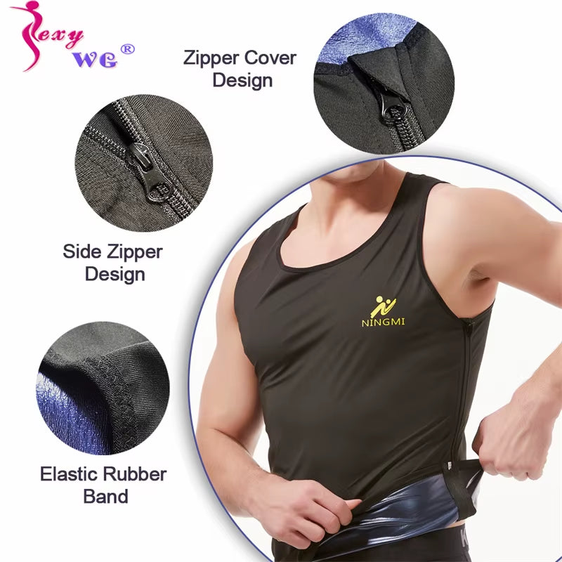 Sauna Waist Trimmer Belt for Men